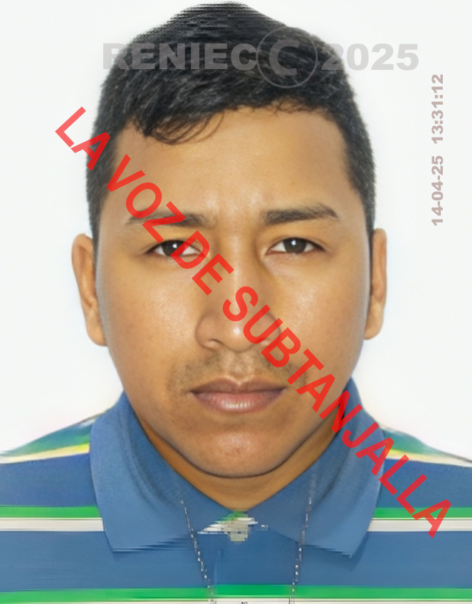 FOTO DE LA VICTIMA : Angel américo Jara Quintana